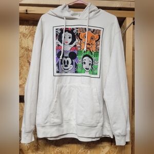 Disney 100 Womans Character Hoodie Sweatshirt Size XXL 19‎